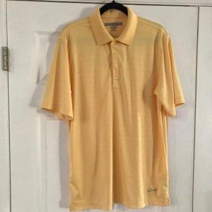 Men's yelllow drifit polo